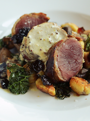 Chef plated fillet mignon