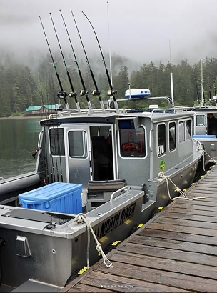 Fishing boat ready to go