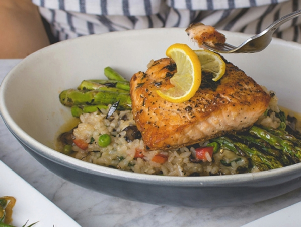 cooked fish on a plate